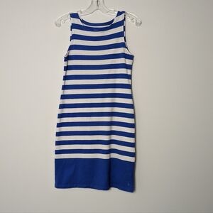 Joules Nautical Stripe Cotton Tank Dress US 4